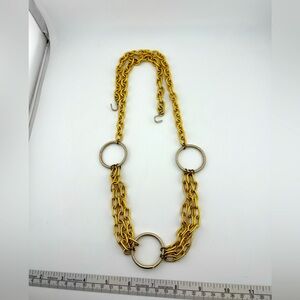 Vintage Gold and Silver Toned Chain Belt